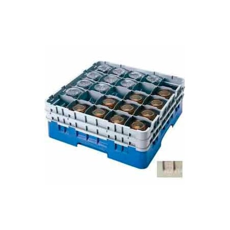 Cambro Cambro - Camrack  Glass Rack Low Profile 25 Compartments 9-3/8" Max. Height Beige 25S900184